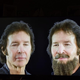 Totally authentic looking mustache that is definitely shared among three of the cast.....
